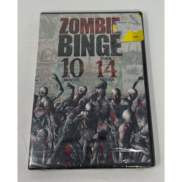 Zombie Binge ( DVD, 2014, 2-Disc Set ) 10 Movies Over 14 Hours - Picture 1 of 4